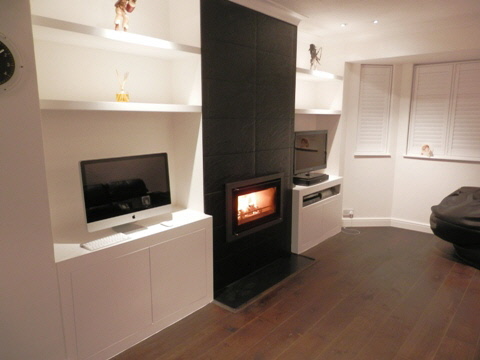 custom oak cabinets