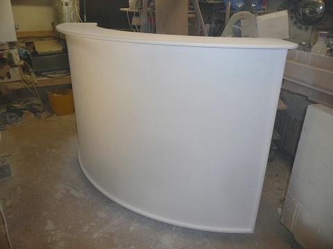 custom reception desk