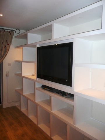 home office cabinets and 

shelving installations